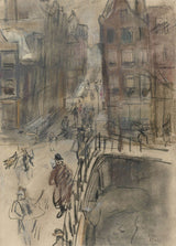 艾薩克-以色列-1875-阿姆斯特丹-城市景觀-藝術印刷-精美藝術複製品-牆藝術-id-akkor35nn