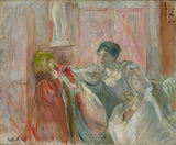 berthe-morisot-1894-mlada ženska in otrok umetnost-tisk-likovna-umetnost-reprodukcija-stena-umetnost-id-akkwhw43x