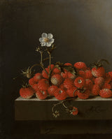 adriaen-coorte-1705-still-life-with-wild-strawberries-art-print-fine-art-reproduktion-wall-art-id-akkykrx2s
