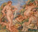 Pierre-Auguste-Renoir-kompozicija-pet kupača-kompozicija-pet-kupača-umjetnost-print-likovna-reprodukcija-zid-umjetnost-id-aklmzv6w7
