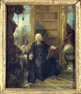 jacques-de-lajoue-1740-förmodat-porträtt-av-far-jean-antoine-nollet-1700-1770-konst-tryck-fin-konst-reproduktion-vägg-konst