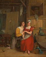 gustave-wappers-1827-anthony-van-dyck-ը-սիրահարված-իր-մոդել-արվեստ-print-fine-art-reproduction-wall-art-id-ako0g9gyh