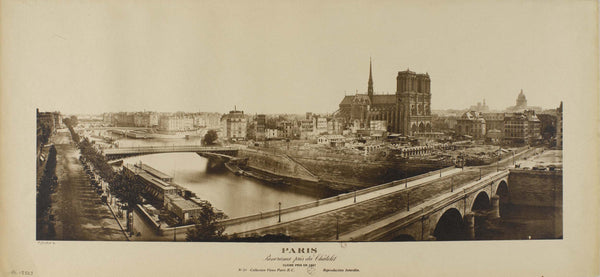 anonymous-1867-paris-panorama-pris-du-chatelet-cliche-made-1867-no-19-old-paris-collection-b-c-forbidden-art-print-fine-art-reproduction-wall-art
