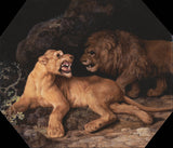 george-stubbs-1770-sư tử và sư tử cái-nghệ thuật-in-mỹ thuật-tái sản-tường-nghệ thuật-id-akpln3rng