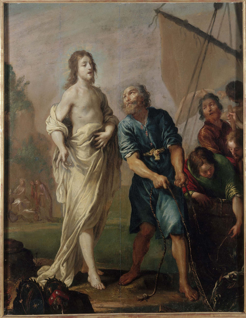 claude-vignon-1624-the-miraculous-draft-of-fishes-or-the-calling-of-st-peter-small-may-our-lady-1624-art-print-fine-art-reproduction-wall-art