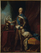 匿名 1750 年路易十五肖像艺术印刷美术复制品墙壁艺术