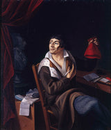 anonym-1793-porträtt-av-jean-paul-marat-1743-1793-publicist-och-politiker-konst-tryck-fin-konst-reproduktion-vägg-konst
