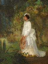 जेम्स-एफ-गुकिन्स-1873-चित्र-कलाकार-पत्नी-कला-प्रिंट-ललित-कला-पुनरुत्पादन-दीवार-कला-आईडी-aktl9crki