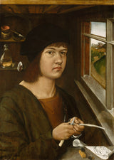 german-school-1510-chân dung của một-nghệ sĩ trẻ-nghệ thuật-in-mỹ-nghệ-tái tạo-tường-nghệ thuật-id-aktwrsuyo