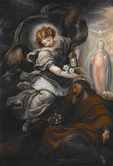 francisco-rizi-1665-sanje-o-st-jožefa-umetnostni tisk-likovne-umetnosti-reprodukcije-stenske-umetnosti-id-akurklfyz