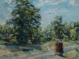 ワルデマール-ロスラー-1910-木-風景-アート-プリント-ファインアート-複製-ウォールアート-id-akv8oxuz7