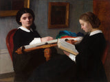 henri-fantin-latour-1859-kaks õde-kunstiprint-kujutav kunst-reproduktsioon-seinakunst-id-akwgbkc14