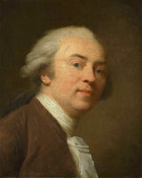 约翰·弗里德里希·奥古斯特·蒂施贝因1782年自画像艺术印刷精美的艺术复制品墙艺术idakwm386m1