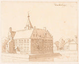 onbekend-1701-kasteel-drakenburg-in-baarn-art-print-fine-art-reproductie-muurkunst-id-akwylyh38