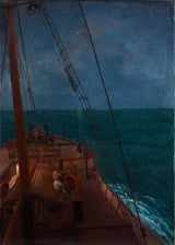 埃米尔·奥尔里克（emil-orlik），二十世纪的夜间之旅，在地中海艺术印刷精美的艺术复制品墙壁上艺术id-akyhh20rzh