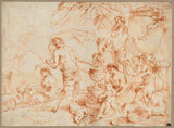 giovanni-benedetto-castiglione-1660-bacchanal-prije-herm-art-print-fine-art-reproduction-wall-art-id-akysa01um