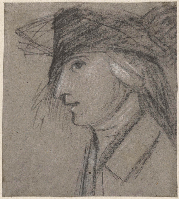 simon-andreas-krausz-1770-bust-of-a-man-with-a-stitch-on-in-profile-to-the-left-art-print-fine-art-reproduction-wall-art-id-akywe66xe