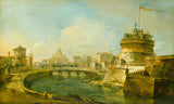 francesco-guardi-1785-카스텔-산탄젤로-로마-예술-인쇄-미술-복제-벽 예술-id-akz6m8hpd