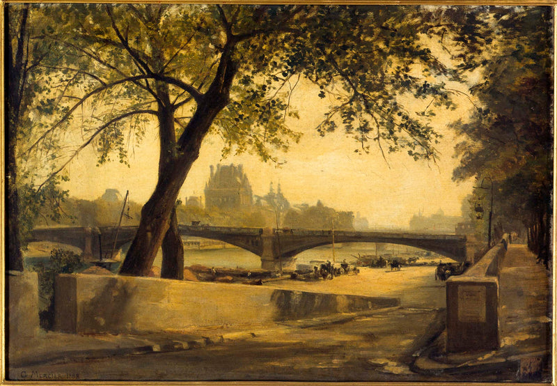 charles-mercier-1888-le-pont-solferino-and-the-pavillon-de-flore-seen-from-the-quai-dorsay-in-1888-art-print-fine-art-reproduction-wall-art