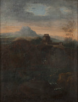 unknown-landscape-with-a-waterfall-art-print-fine-art-reproduction-wall-art-id-akz9sy1xi