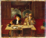 jean-beraud-1909-at-the-cafe-said-absinthe-art-print-fine-art-reprodukcija-wall-art