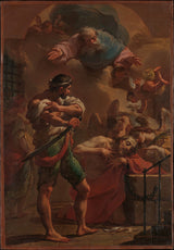 ubaldo-gandolfi-1770-圣约翰的施行，施洗者艺术印刷精美的艺术复制品-墙-艺术-akzs34msm
