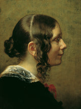 Friedrich-von-Amerling-1846-Luise-Pfeiffer-nathusius-art-print-fine-art-gjengivelse-vegg-art-id-akzxgyive