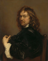 Adriaen-Hanneman-1656-self-portret-art-print-fine-art-reproduction-wall-art-id-al185cw2r