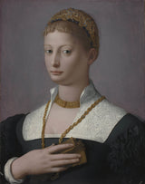 agnolo-bronzino-1550-porträtt-av-en-kvinna-konsttryck-fin-konst-reproduktion-väggkonst-id-al2uw73vb