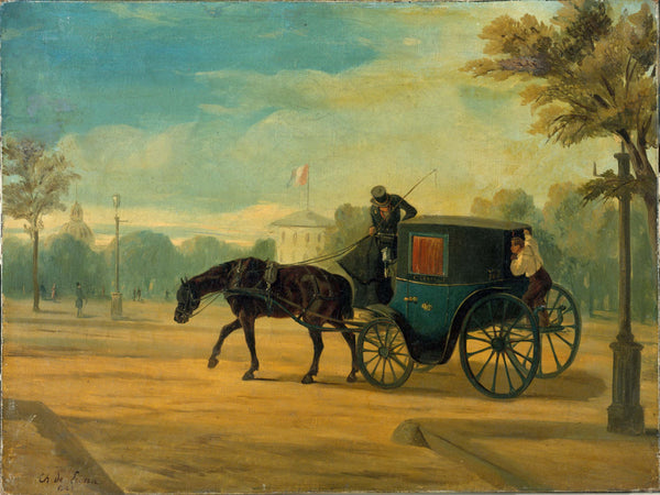 charles-de-luna-1845-le-fiacre-art-print-fine-art-reproduction-wall-art