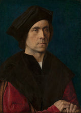 michel-sittow-1510-porträtt-av-en-man-konsttryck-finkonst-reproduktion-väggkonst-id-al4bz6v32