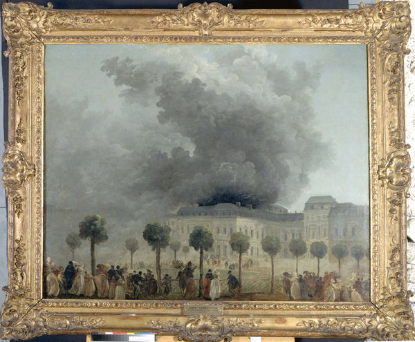 hubert-robert-1781-the-fire-at-the-opera-from-the-gardens-of-the-palais-royal-june-8-1781-art-print-fine-art-reproduction-wall-art