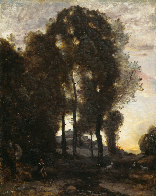 jean-baptiste-camille-corot-1860-souvenir-of-italy-art-print-fine-art-reproduction-wall-art-id-al5jctt08