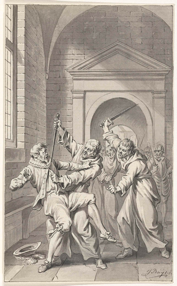 jacobus-buys-1789-the-surprise-of-the-spanish-garrison-at-castle-art-print-fine-art-reproduction-wall-art-id-al5qdsfo3