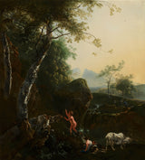 adam-pijnacker-1670-paisagem montanhosa-com-cachoeira-impressão de arte-reprodução de belas artes-arte-de-parede-id-al6b3vzfu
