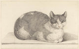 jean-bernard-1798-seated-cat-to-the-art-print-fine-art-reproduction-wall-art-id-al6klw0fv