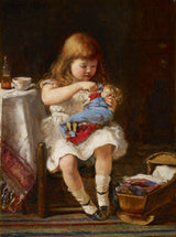 percival-de-luce-1883-starostlivá-matka-umelecká-tlač-výtvarná-umelecká-reprodukcia-nástenného-art-id-al89e3kkr