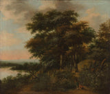 antonie-waterloo-1640-wooded-landscape-art-print-fine-art-reproduction-wall-art-id-al8p5qi0v
