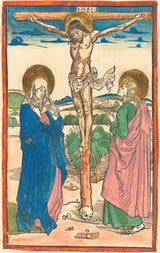Albrecht-Durer-1493-Christ-on-a-kereszt-közötti-a-szűz-és-Saint-john-art-print-finom-art-reprodukció-fal-art-id-al8qd82og