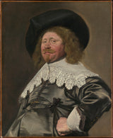 弗蘭斯·哈爾斯-1636-一個男人的肖像-可能-尼古拉斯-皮特斯-杜伊斯特-沃爾豪特-出生-大約-1600-死亡-1650-藝術印刷-精美藝術複製-牆壁藝術-ID- al8rdn哇