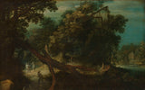 adriaen-van-stalbemt-1600-山水画艺术印刷精美的艺术复制品墙壁艺术idal9f1rv2i