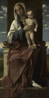 girolamo-da-santacroce-1516-jungfru-och-barn-tronande-konst-tryck-finkonst-reproduktion-väggkonst-id-alan5zh39