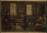 愛德華-拉姆森-亨利-1890-鄉村學校藝術印刷美術複製品牆藝術 id-albt9przd
