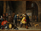 david-teniers-de-jongere-1645-wachtkamer-met-de-bevrijding-van-Saint-Peter-art-print-fine-art-reproductie-wall-art-id-aldpiuy7b