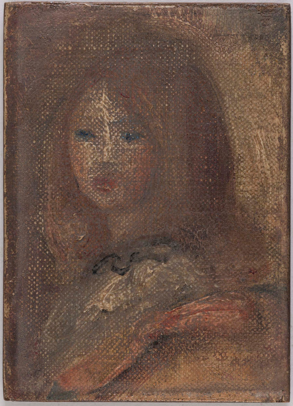 auguste-renoir-1917-girl-head-art-print-fine-art-reproduction-wall-art