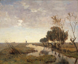 保羅·約瑟夫·康斯坦丁·加布里埃爾-1878-a-水道-靠近阿布考德-藝術印刷品-精美藝術-複製品-牆藝術-id-ale2mzzv3