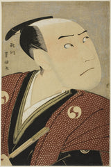 utagawa-toyokuni-i-1796，演员sawamura-sojuro-iii-在戏中的花子-yuranosuke-ooshi-hana-ako-no-shiogama中，在kiri剧院里表演， 1796年第8个月中，艺术印刷精美的艺术复制品墙艺术id-aleXNUMXsmfky