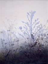 leon-bonvin-1864-ptice-odmaraju-na-grmovima-umjetnička-štampa-fine-umjetnička-reprodukcija-zidna-umjetnička-id-alhjg1glx