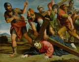 domenichino-1610-vägen-till-calvary-art-print-fine-art-reproduction-wall-art-id-alhn7r0hg
