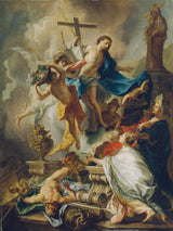 Johann-evangelist-Holzer-1739-seier-of-kristendommen-over-paganisme-art-print-fine-art-gjengivelse-vegg-art-id-alib3kzi3